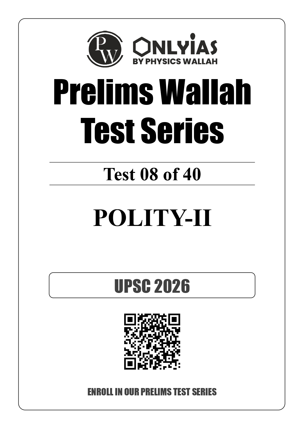 PW ONLY IAS PRELIMS 2026 ENGLISH  MEDIUM 